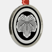 Cirkel met klimop metalen ornament (Rechts)