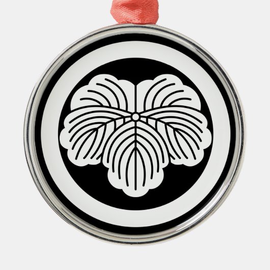 Cirkel met klimop metalen ornament (Voorkant)