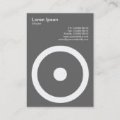 Cirkel met Midden Visitekaartje (Achterkant)