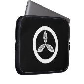 Cirkel met Tosa kashiwa Laptoptas Laptop Sleeve (Voorkant Rechts)