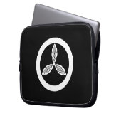 Cirkel met Tosa kashiwa Laptoptas Laptop Sleeve (Voorkant Links)