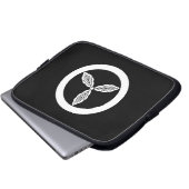 Cirkel met Tosa kashiwa Laptoptas Laptop Sleeve (Voorkant onderkant)