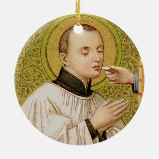 Cirkel met twee zijden sint-Stanislaus (SNV 25) Keramisch Ornament (Achterkant)