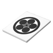 Cirkel met umebachi notitieblok (Linkerzijde)