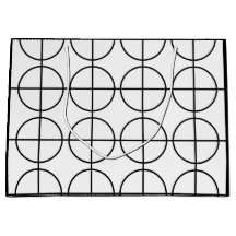 Cirkel met zwarte en witte streep