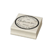 Cirkel Minimale Handtekening Rubberstempel (Stempel)