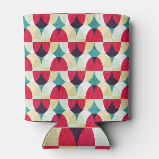 cirkel, naadloos abstract patroon. blikjeskoeler (Achterkant)