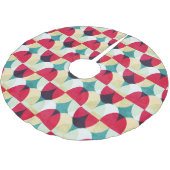 cirkel, naadloos abstract patroon. kerstboom rok (Gekanteld)