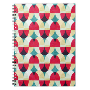 cirkel, naadloos abstract patroon. notitieboek