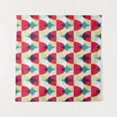  cirkel, naadloos abstract patroon. wandkleed (Voorkant (horizontaal))