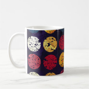 cirkel naadloos patronpatroon, abstract, te koffiemok