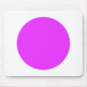 Cirkel - Neon Paars op wit Muismat (Voorkant)