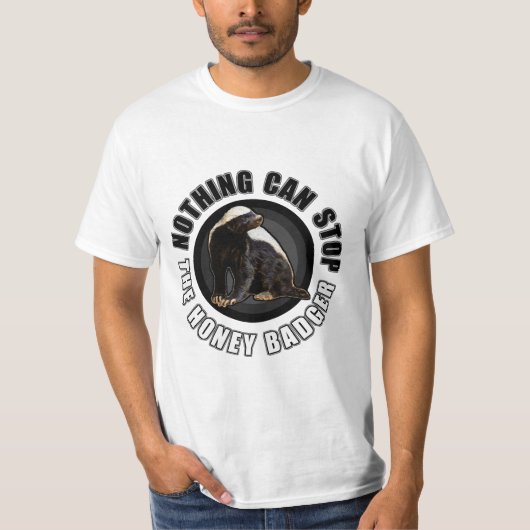 Cirkel - Niets kan de honingbadger stoppen T-shirt (Voorkant)