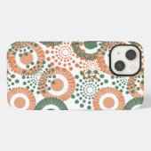 Cirkel, Overal Cirkels  iPhone Hoesje (Achterkant horizontaal)