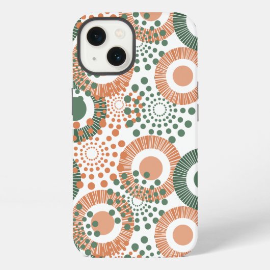 Cirkel, Overal Cirkels  iPhone Hoesje (Achterkant)