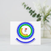 Cirkel Periodieke lijst van elementen Briefkaart (Staand voorkant)