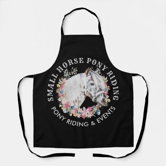 Cirkel Pony Logo Paard Schort (Voorkant)