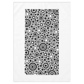 Cirkel poolpunten zwart + uw achtergrondkleur tafelkleed (Voorkant)