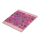 Cirkel punt Florah Tile Design Tegeltje (Zijkant)