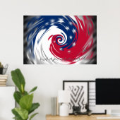 Cirkel rond Poster van onafhankelijkheid draaien (Thuiskantoor)