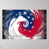 Cirkel rond Poster van onafhankelijkheid draaien (Voorkant)