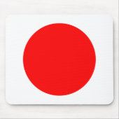 Cirkel - Rood en wit Muismat (Voorkant)