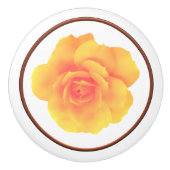 Cirkel Roos Kabinetknop Keramische Knop (Voorkant)