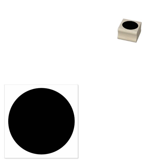 Cirkel Rubbir Stempel (Gestempeld)