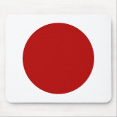 Cirkel - Ruby met wit Muismat (Voorkant)