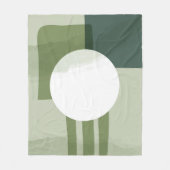 Cirkel schilderkunst fleece deken (Voorkant)