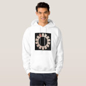 Cirkel speelkaarten hoodie (Voorkant volledig)