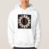Cirkel speelkaarten hoodie (Voorkant)