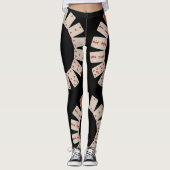 Cirkel speelkaarten leggings (Voorkant)