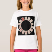 Cirkel speelkaarten t-shirt (Voorkant)
