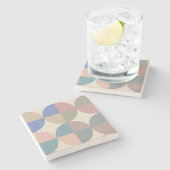 cirkel stenen onderzetter (Zijkant)