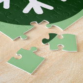 Cirkel Stijl Sneeuwvlok Sneeuw Kleurrijke Puzzel Legpuzzel (Zijkant)