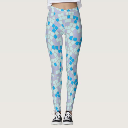 Cirkel Tegels Leggings (Voorkant)