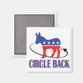 Cirkel-terug Magneet (Voorkant / Achterkant)