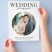 Cirkel Trouwfotografie Sessie Prijs Blad Flyer (Hand)