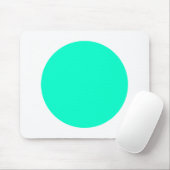 Cirkel - Turquoise en White Muismat (Met muis)