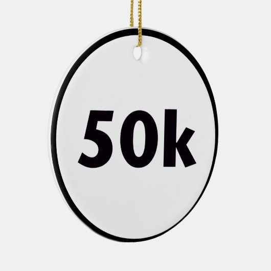 cirkel van 50 k keramisch ornament (Rechts)