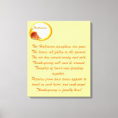 Cirkel van Bedankt - Canvas Afdruk (Voorkant)