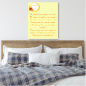Cirkel van Bedankt - Canvas Afdruk (Insitu (Slaapkamer))
