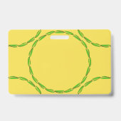 Cirkel van Bladeren door Kenneth Yoncich Badge (Achterkant)