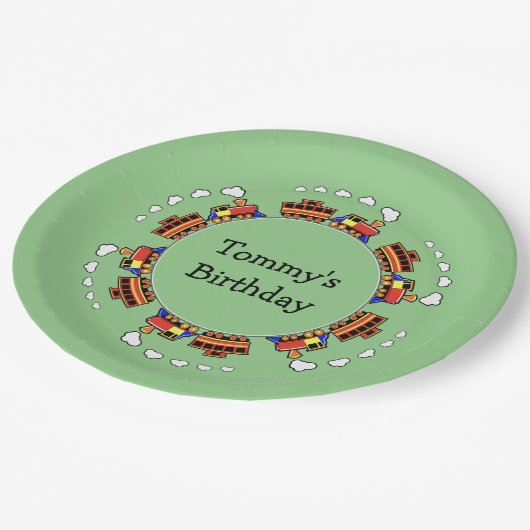 Cirkel van Bord van ontwerppapier voor treinen (Gekanteld)