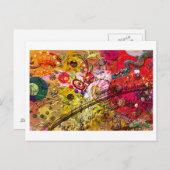 cirkel van cirkels trekogen briefkaart (Voorkant / Achterkant)