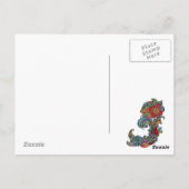 cirkel van cirkels trekogen briefkaart (Achterkant)