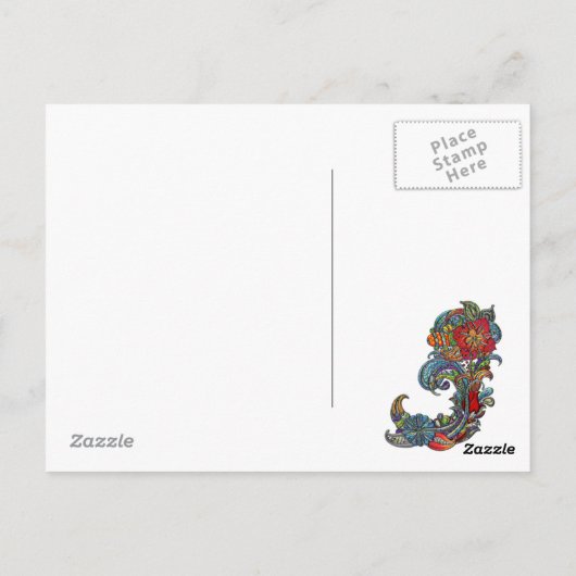 cirkel van cirkels trekogen briefkaart (Achterkant)