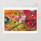 cirkel van cirkels trekogen briefkaart (Voorkant)