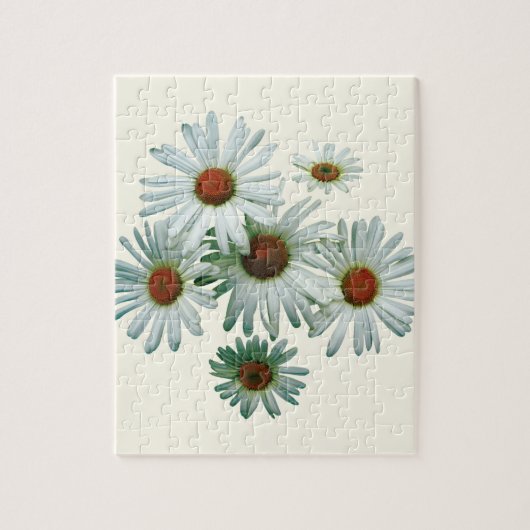 Cirkel van Daisies Legpuzzel (Verticaal)